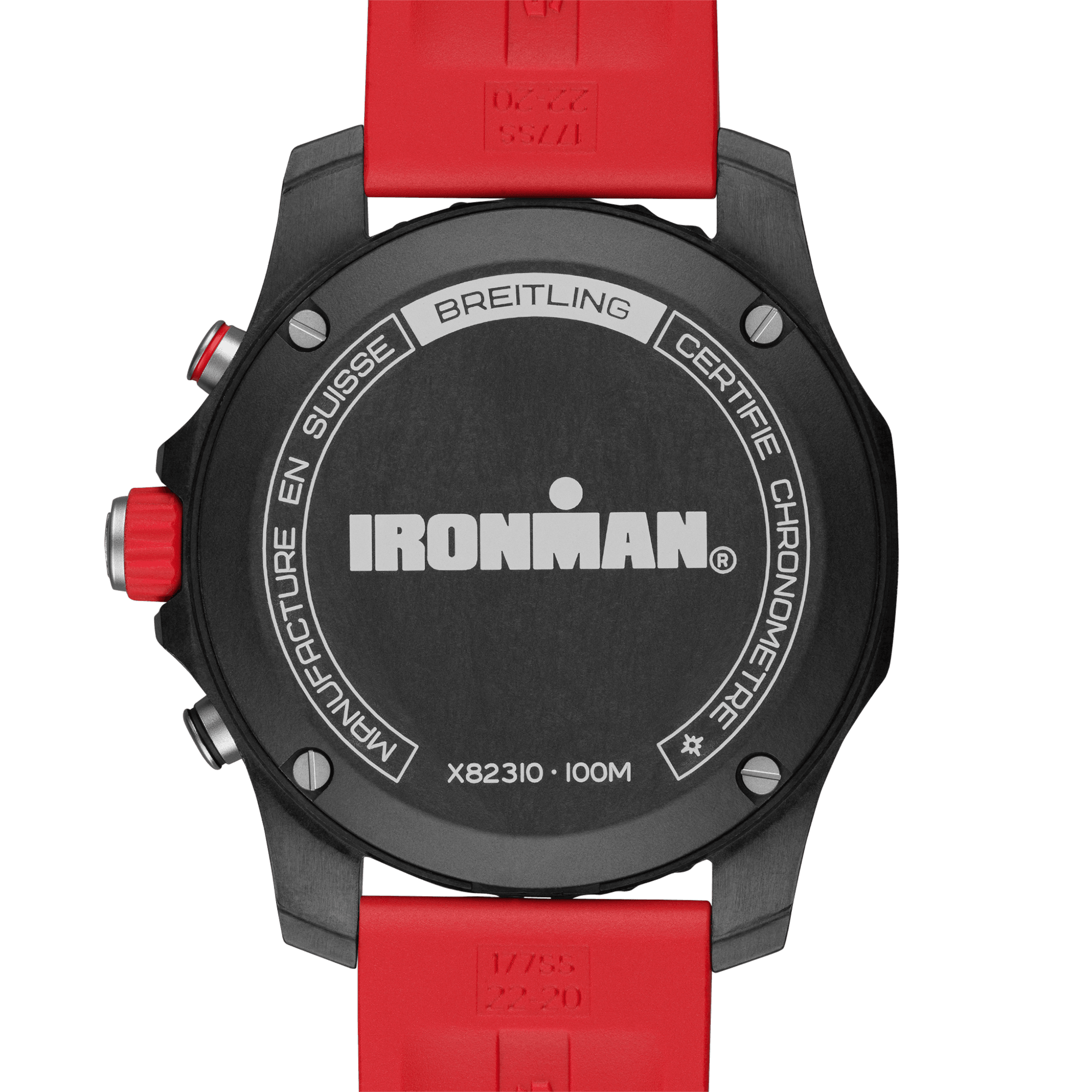 Breitling Endurance Pro IRONMAN 44mm Breitlight Red Strap Watch - Berry's Jewellers