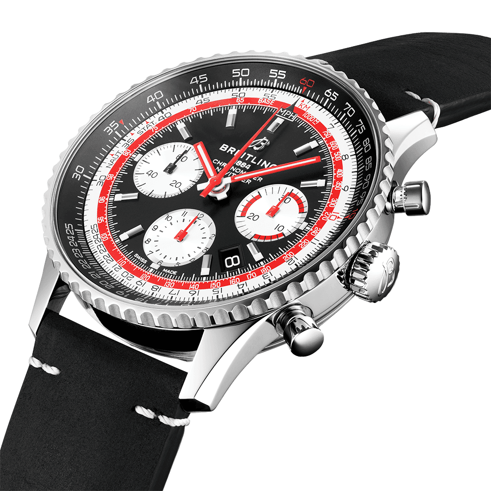 Breitling Navitimer 1 43mm Swissair Edition Automatic Chronograph Watch - Berry's Jewellers