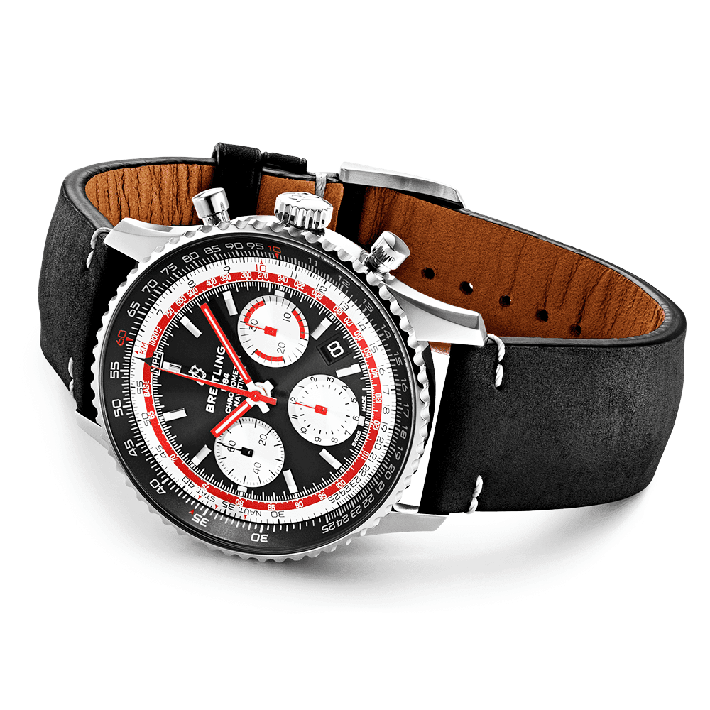 Breitling Navitimer 1 43mm Swissair Edition Automatic Chronograph Watch - Berry's Jewellers