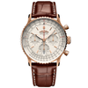 Breitling Navitimer 18ct Red Gold 41mm Silver Dial Men's Chronograph Watch - Berry's Jewellers