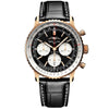 Navitimer 18ct Red Gold 43mm Black/Silver Dial Men's Chronograph Watch