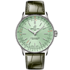 Breitling Navitimer 36mm Mint Green Dial Ladies Strap Watch - Berry's Jewellers