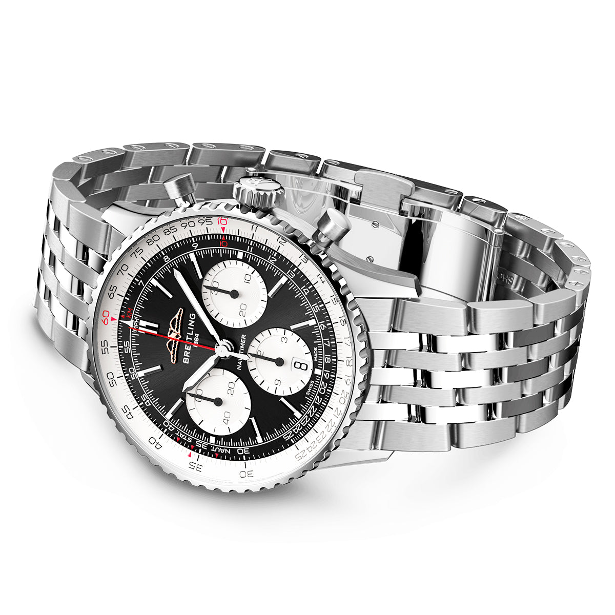 Breitling Navitimer 41mm Black Dial Men's Automatic Chronograph Watch - Berry's Jewellers