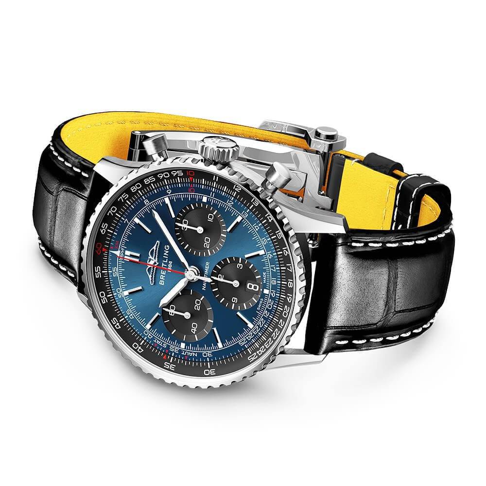 Breitling Navitimer 41mm Blue/Black Dial Men's Chronograph Watch - Berry's Jewellers