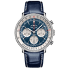 Breitling Navitimer Chronograph 41mm Blue Dial Diamond Bezel Watch - Berry's Jewellers