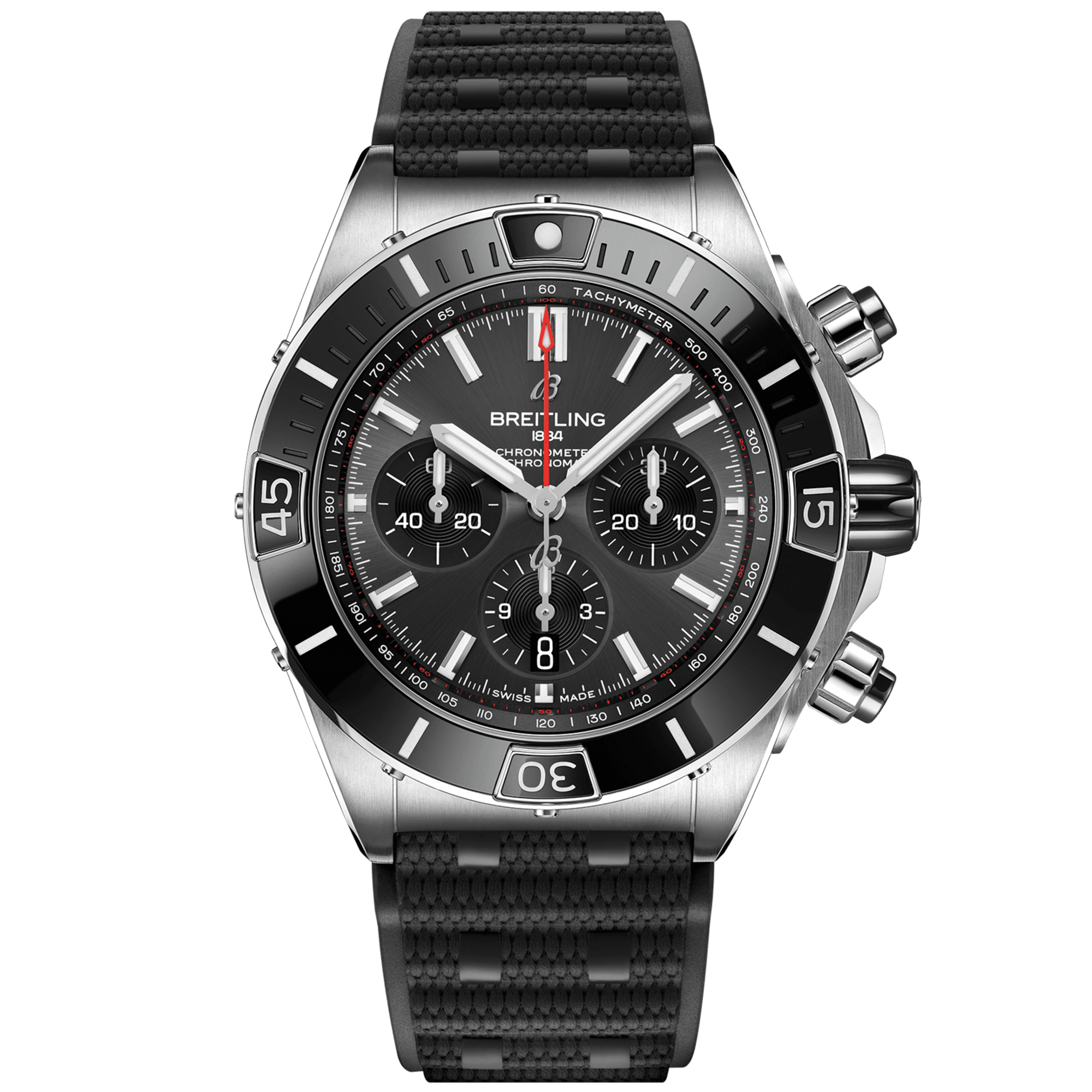 Breitling Super Chronomat 44mm Anthracite/Black Dial Men's Automatic Watch - Berry's Jewellers