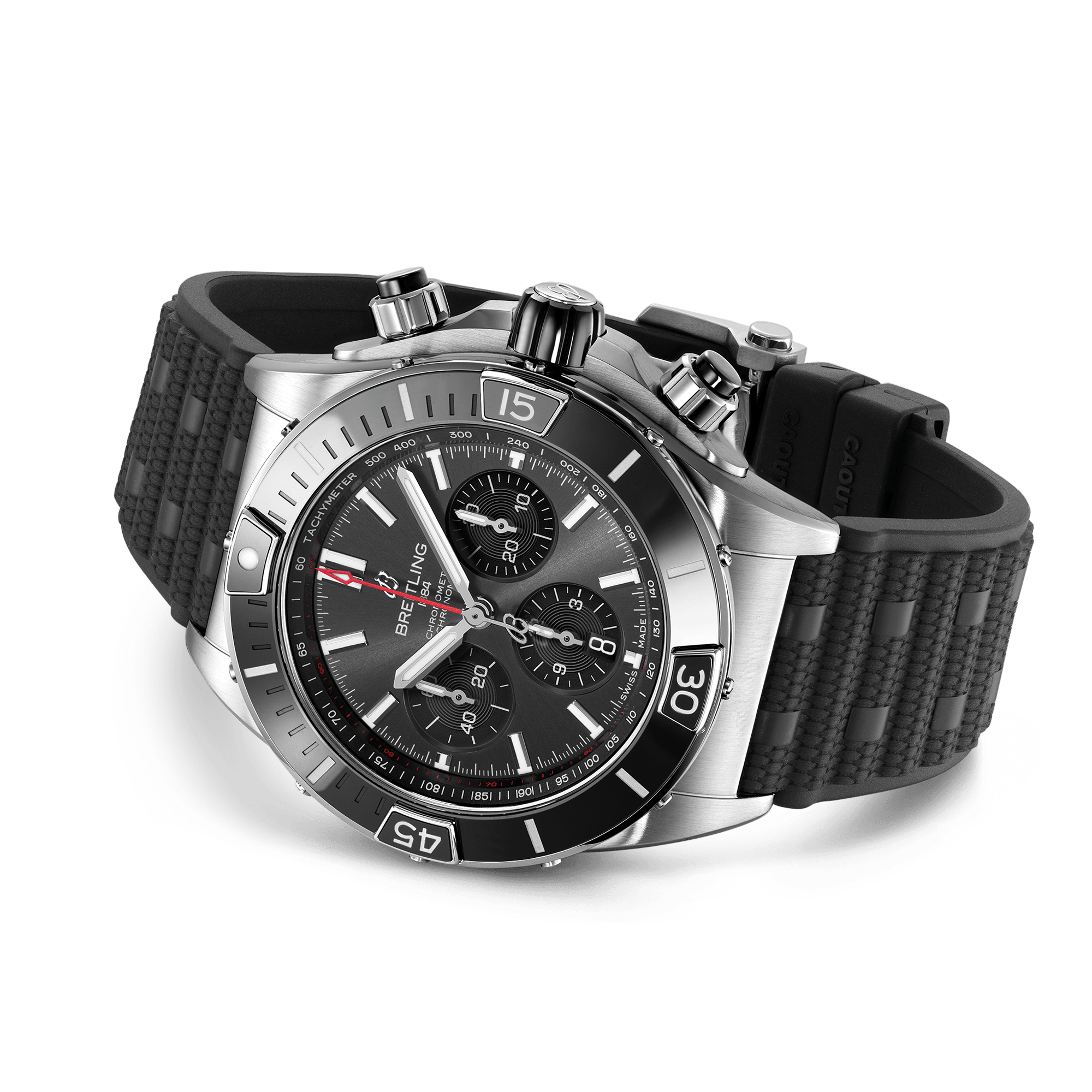 Breitling Super Chronomat 44mm Anthracite/Black Dial Men's Automatic Watch - Berry's Jewellers