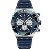 Breitling Super Chronomat 44mm Blue Dial & Ceramic Bezel Men's Strap Watch - Berry's Jewellers