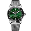 Breitling Superocean Heritage II 42mm Green Dial Men's Bracelet Watch - Berry's Jewellers