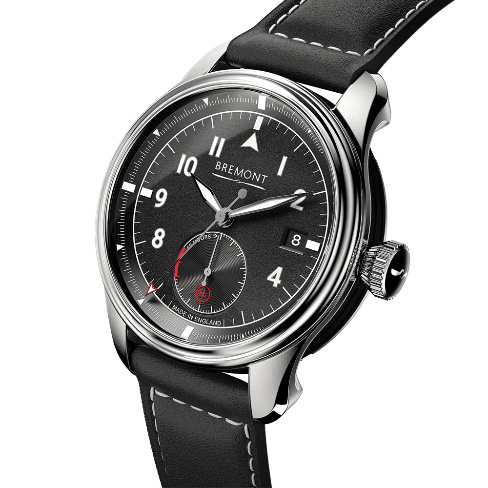 Bremont Fury Black H1 Generation 40mm Steel Automatic Men's Strap Watch - Berry's Jewellers