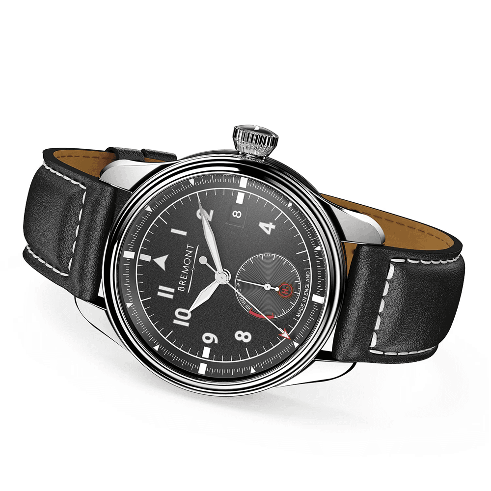 Bremont Fury Black H1 Generation 40mm Steel Automatic Men's Strap Watch - Berry's Jewellers