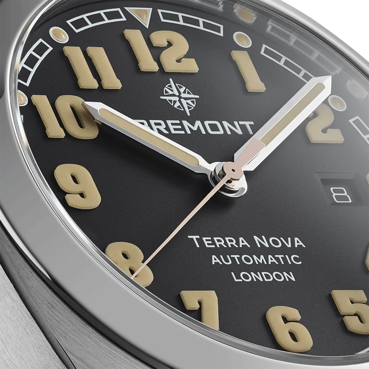 Bremont Terra Nova 40mm Black Dial Automatic Strap Watch - Berry's Jewellers