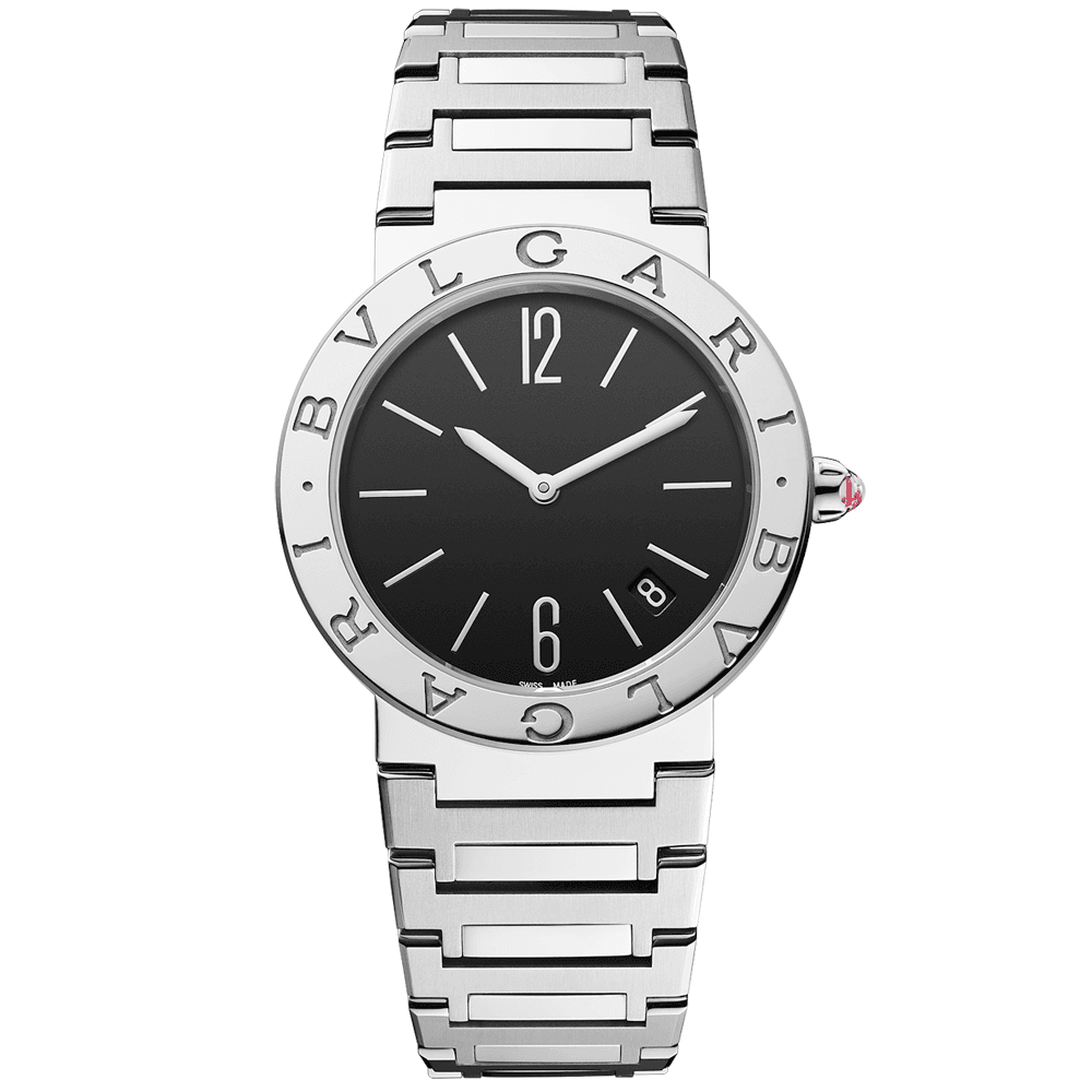 Bvlgari 33mm Black Dial Bracelet Watch