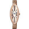 Cartier Baignoire Allongée  Medium 18ct Rose Gold Diamond Set Watch - Berry's Jewellers