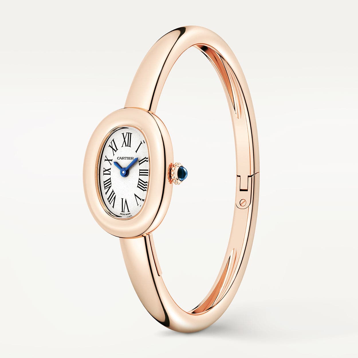 Cartier Baignoire Mini Size 15 18ct Rose Gold Ladies Bangle Watch - Berry's Jewellers