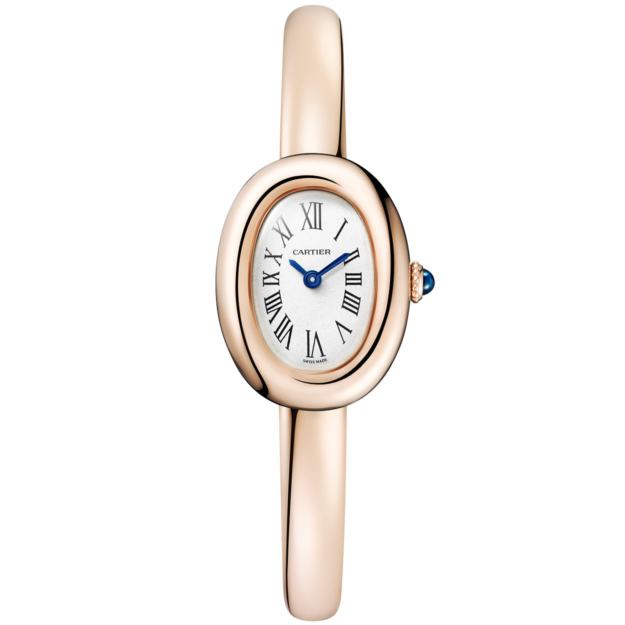 Cartier Baignoire Mini Size 17 18ct Rose Gold Ladies Bangle Watch - Berry's Jewellers