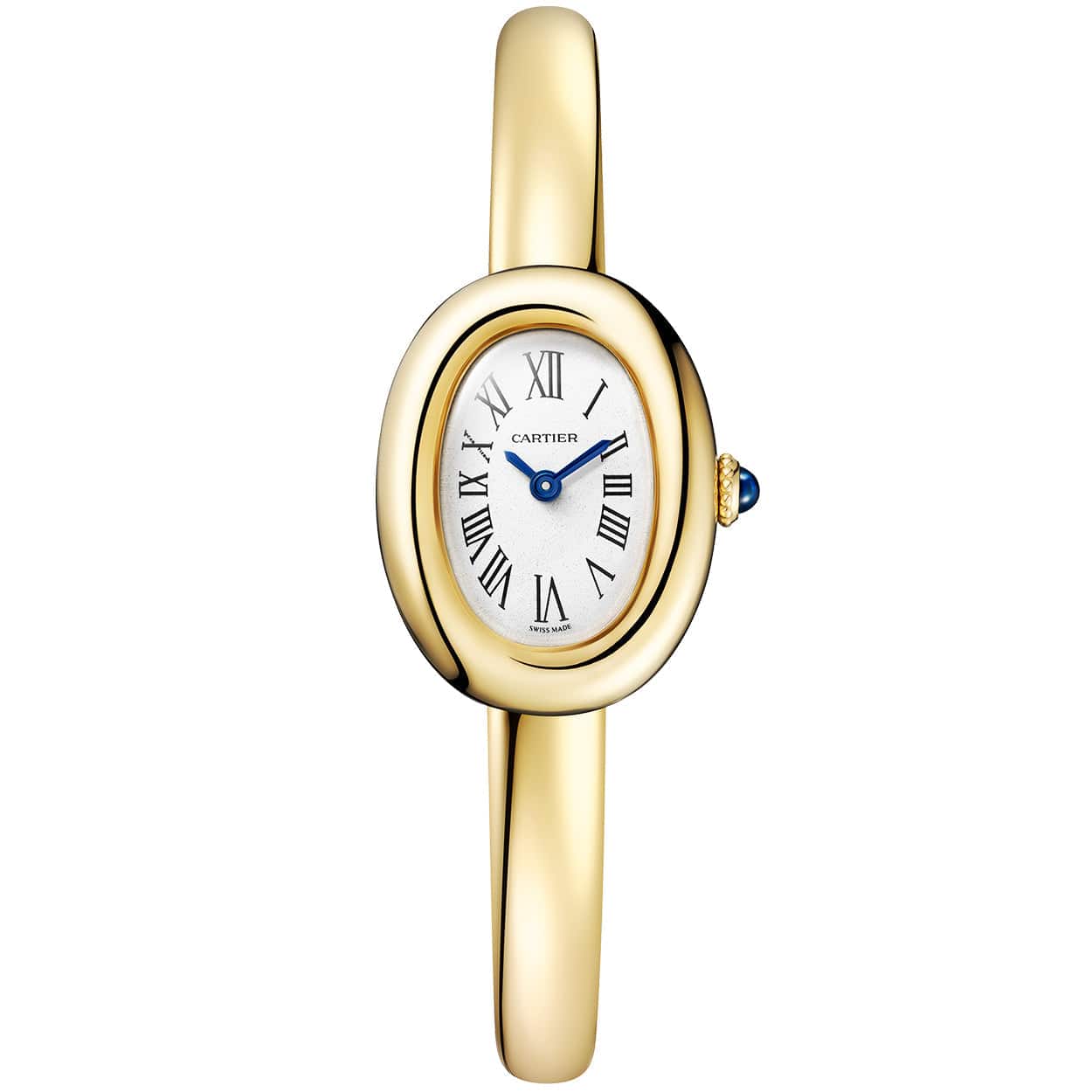 Cartier Baignoire Mini Size 17 18ct Yellow Gold Ladies Bangle Watch - Berry's Jewellers