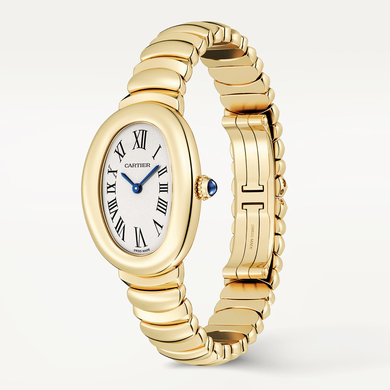 Cartier Baignoire Small 18ct Yellow Gold Ladies Bracelet Watch - Berry's Jewellers