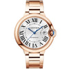 Cartier Ballon Bleu de Cartier 18ct Rose Gold 40mm Silver Dial Automatic Bracelet Watch - Berry's Jewellers