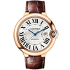 Cartier Ballon Bleu de Cartier 18ct Rose Gold 42mm Automatic Leather Strap Watch - Berry's Jewellers