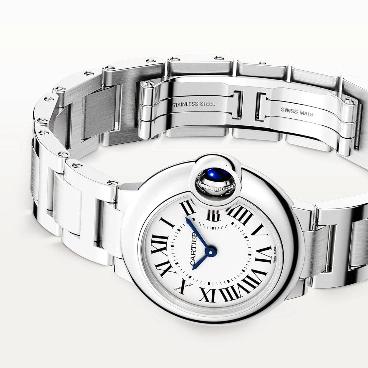 Cartier Ballon Bleu de Cartier 28mm Steel Watch - Berry's Jewellers