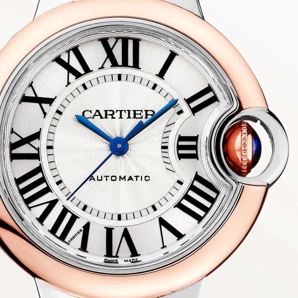 Ballon Bleu de Cartier 33mm 18ct Pink Gold and Steel Watch