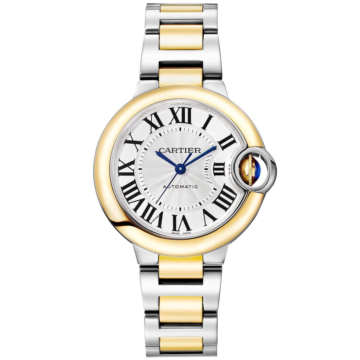 Ballon Bleu de Cartier 33mm Two-Tone Ladies Automatic Bracelet Watch