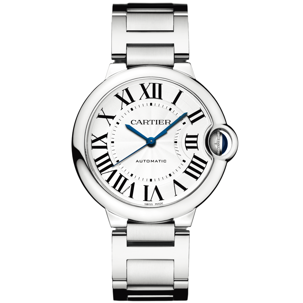 Ballon Bleu de Cartier 36mm Silver Dial Automatic Bracelet Watch