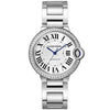 Cartier Ballon Bleu de Cartier 36mm Steel Diamond Set Bezel Watch - Berry's Jewellers