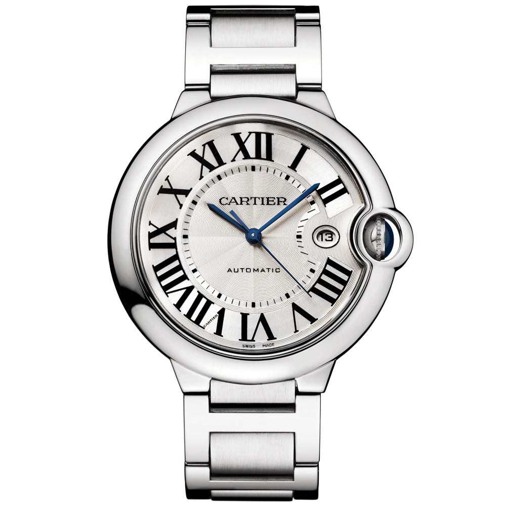 Ballon Bleu de Cartier 42mm Silver Dial Men's Automatic Bracelet Watch