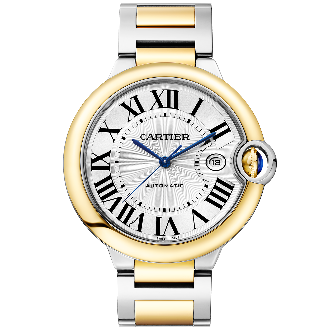 Ballon Bleu de Cartier 42mm Two-Tone Men's Automatic Bracelet Watch