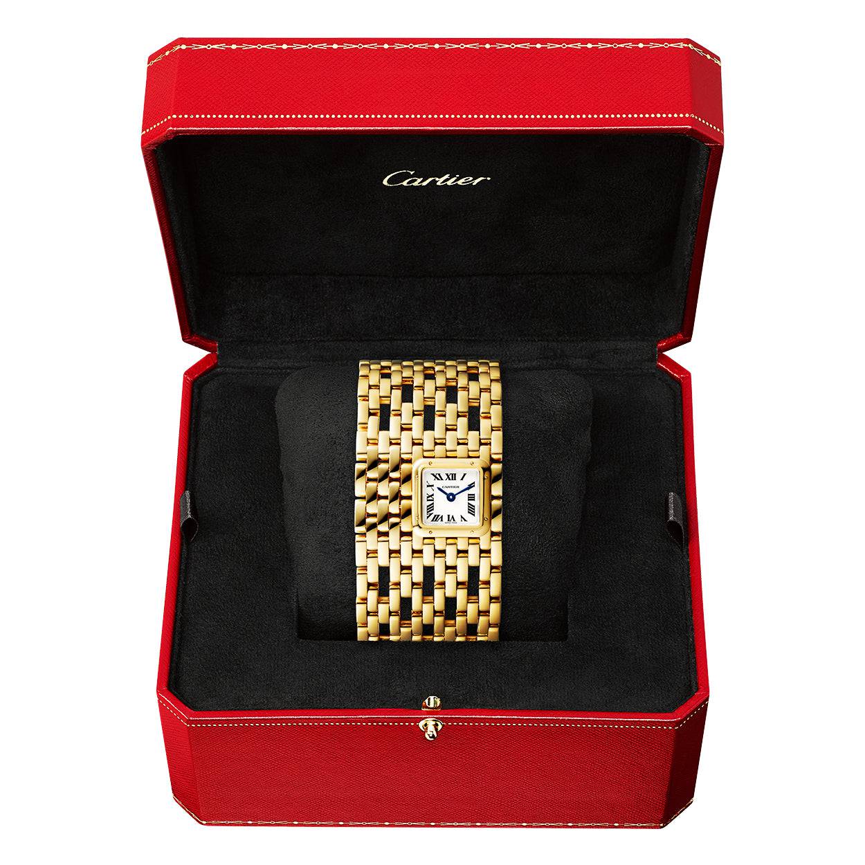 Cartier Panthère de Cartier 18ct Yellow Gold Cuff Bangle Watch - Berry's Jewellers