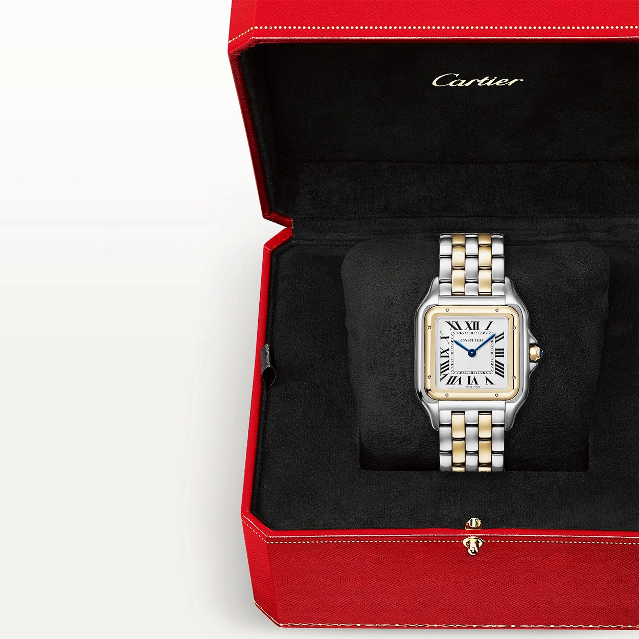 Cartier Panthère de Cartier Large 18ct Yellow Gold & Steel Bracelet Watch - Berry's Jewellers