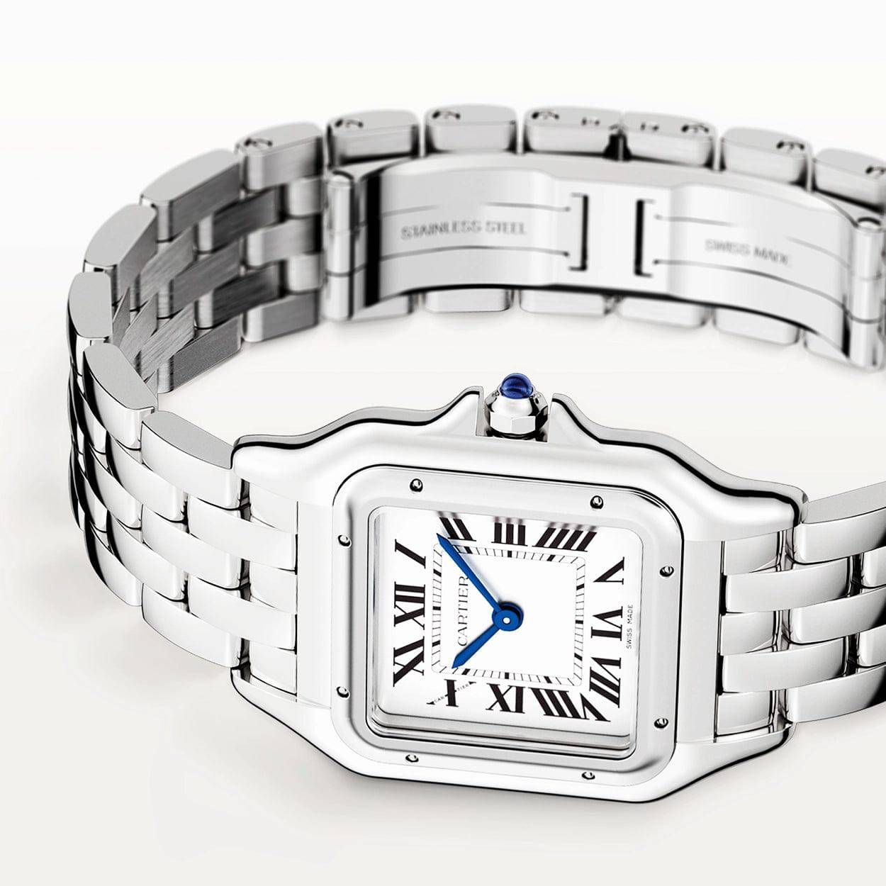 Cartier Panthère de Cartier Medium Steel Watch - Berry's Jewellers