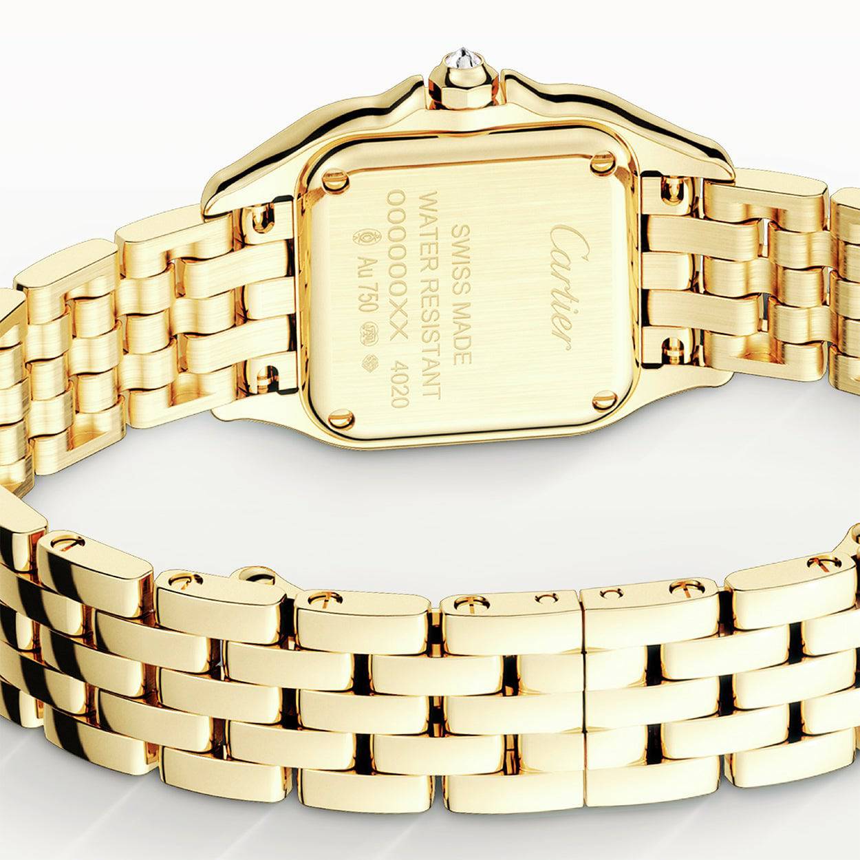 Cartier Panthère de Cartier Small 18ct Yellow Gold Diamond Set Watch - Berry's Jewellers