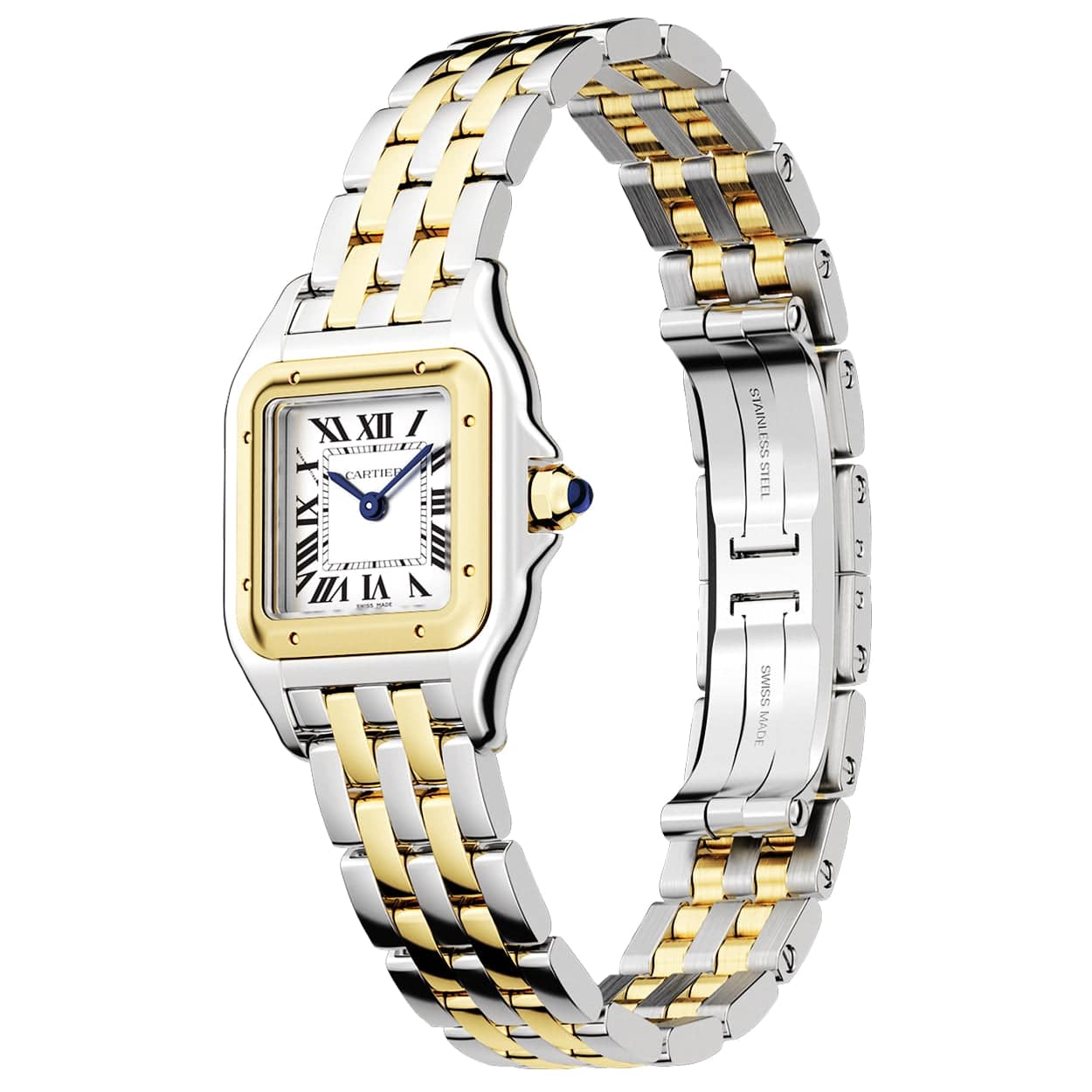 Cartier Panthère de Cartier Small 18ct Yellow Gold & Steel Watch - Berry's Jewellers