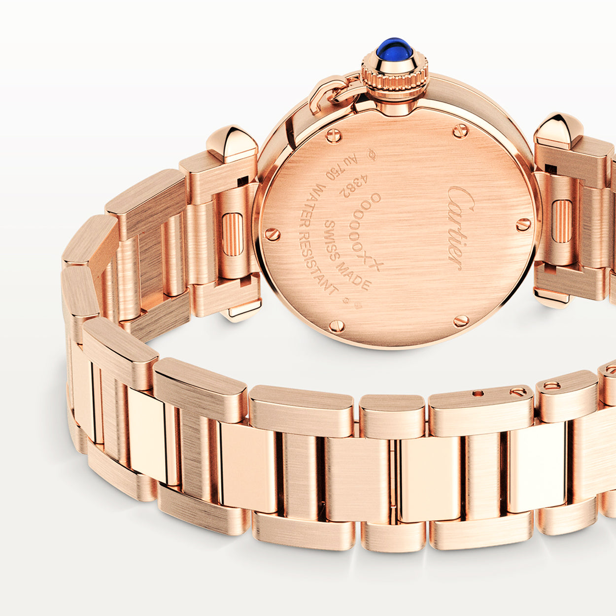 Cartier Pasha de Cartier 30mm 18ct Rose Gold Diamond Set Bracelet Watch - Berry's Jewellers