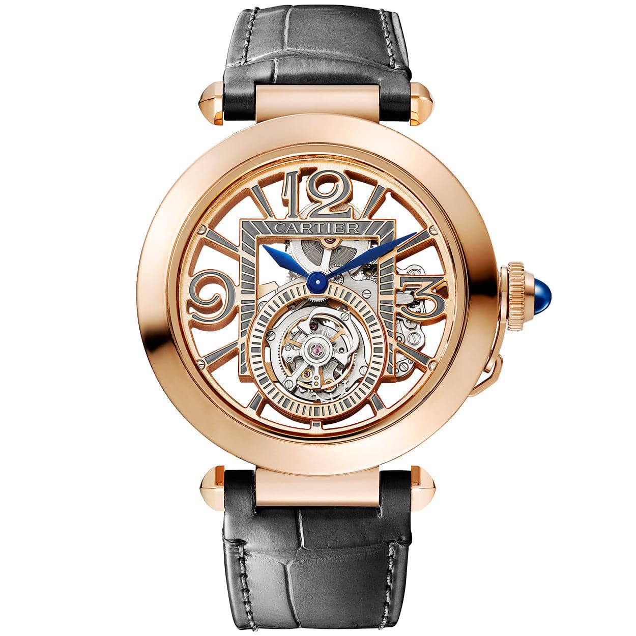 Cartier Pasha de Cartier Skeleton Tourbillon 41mm 18ct Rose Gold Watch - Berry's Jewellers