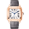 Cartier Santos de Cartier Medium Automatic 18ct Rose Gold Watch - Berry's Jewellers