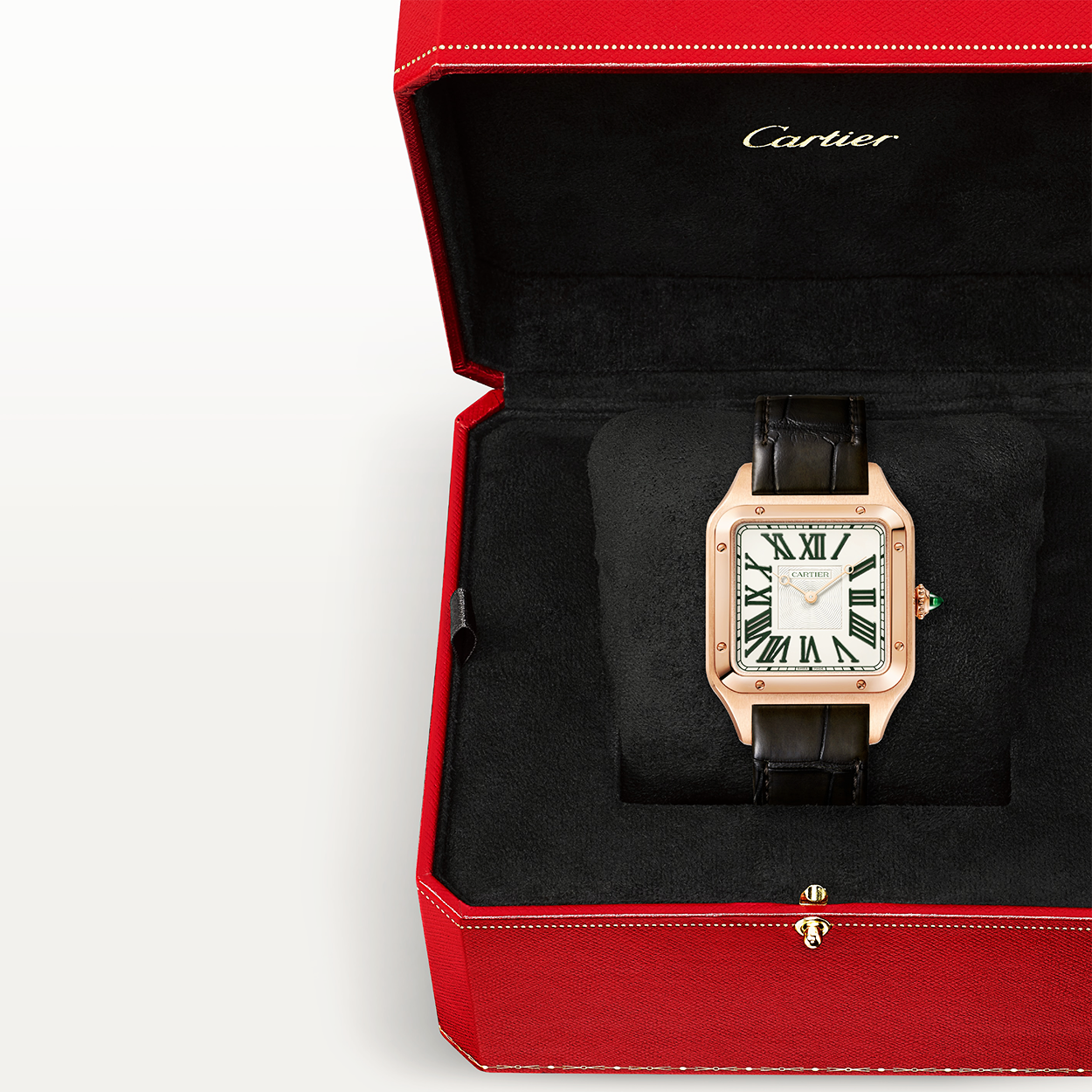 Cartier Santos-Dumont Extra Large 18ct Rose Gold Limited Edition Watch - Berry's Jewellers