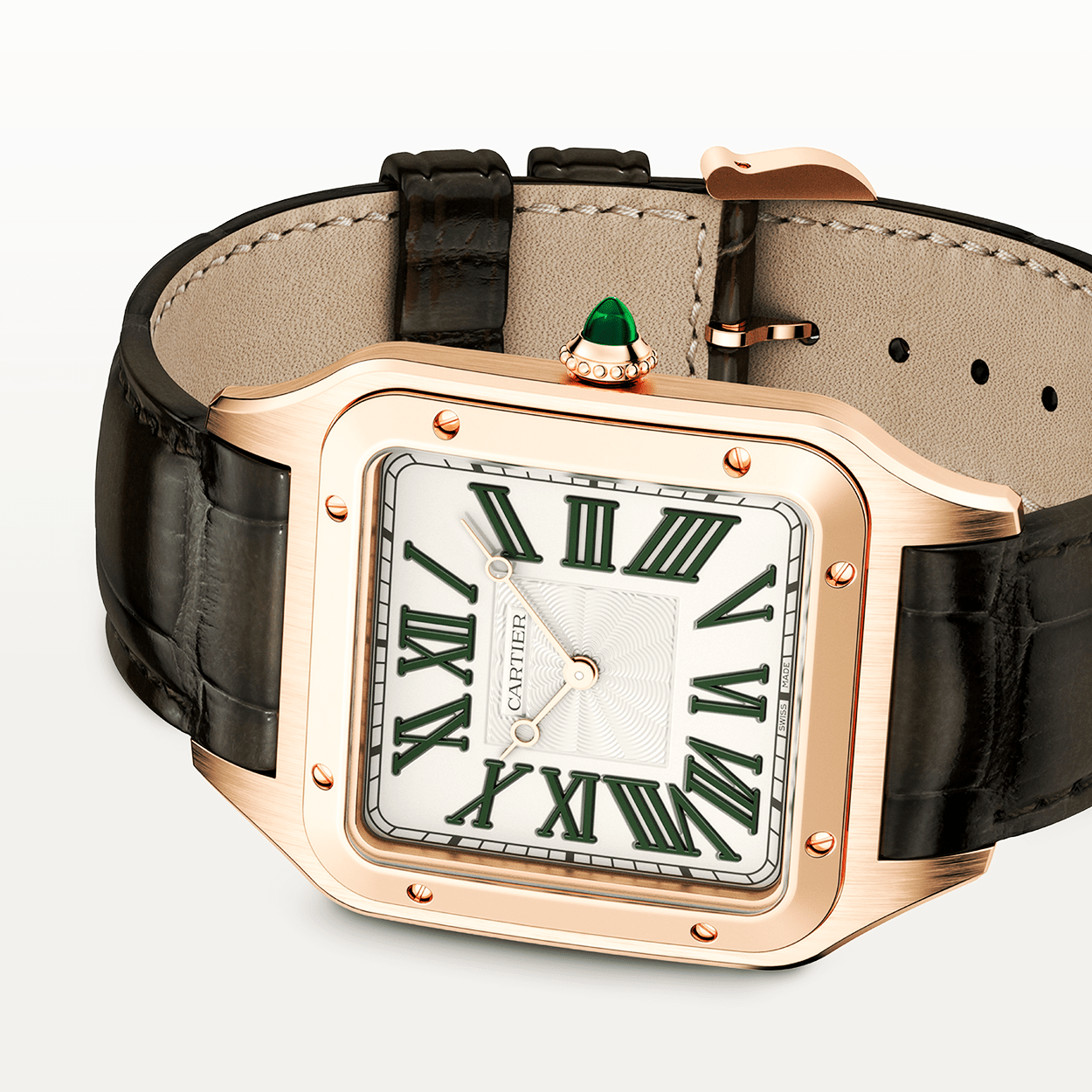 Cartier Santos-Dumont Extra Large 18ct Rose Gold Limited Edition Watch - Berry's Jewellers