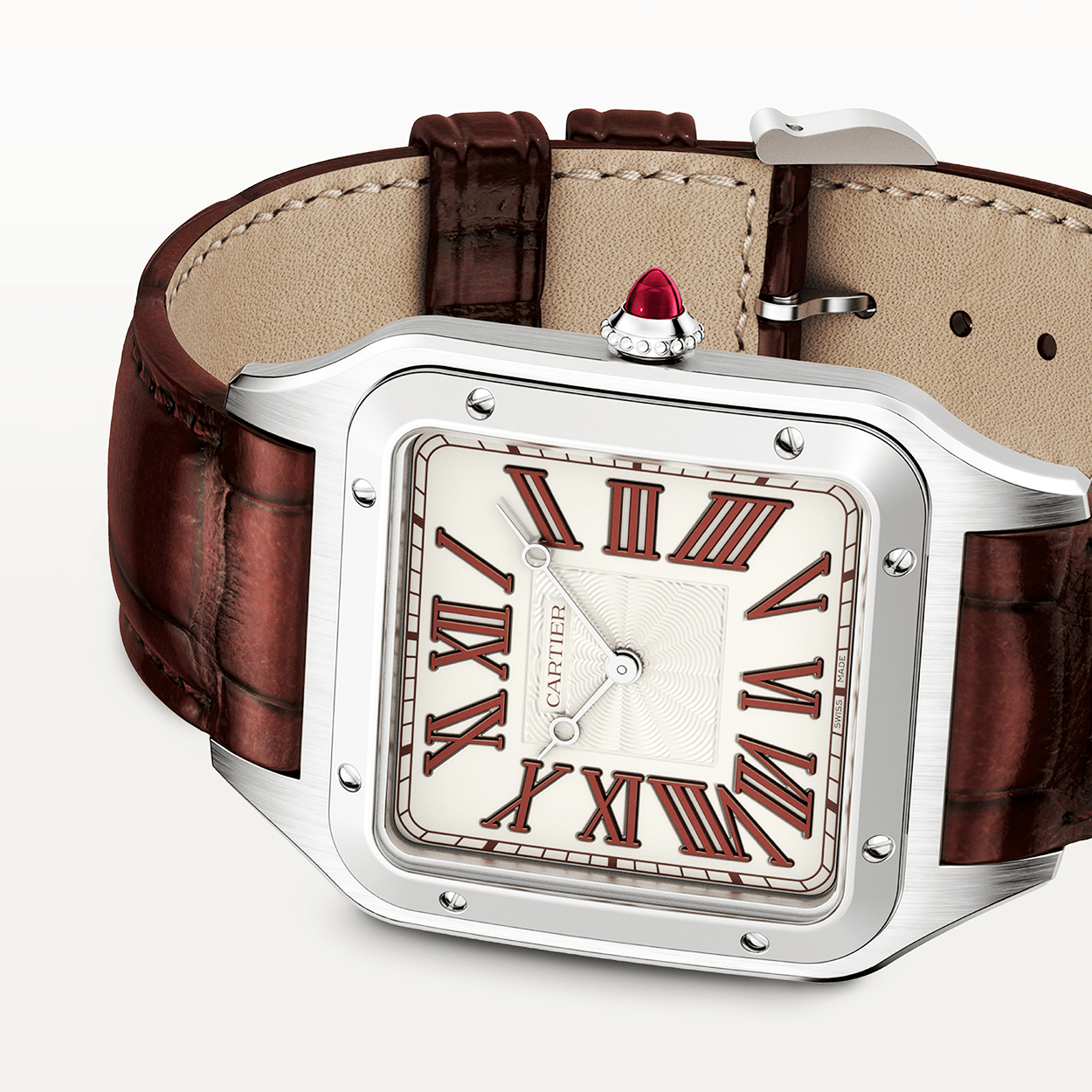 Cartier Santos-Dumont Extra Large Platinum Limited Edition Watch - Berry's Jewellers