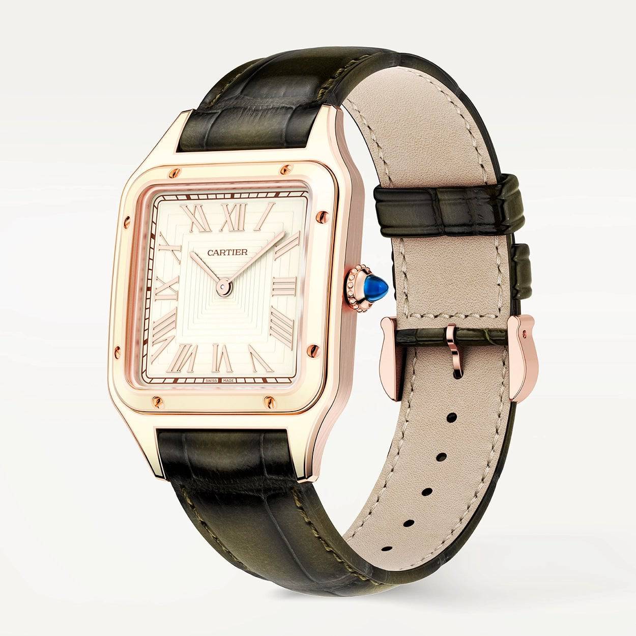 Cartier Santos-Dumont Large 18ct Rose Gold Limited Edition Watch - Berry's Jewellers