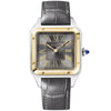 Cartier Santos-Dumont Large Steel & 18ct Yellow Gold Strap Watch - Berry's Jewellers