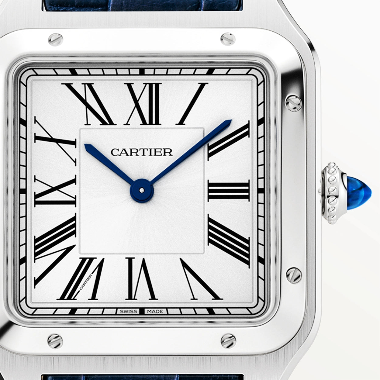 Cartier Santos-Dumont Large Steel Strap Watch - Berry's Jewellers