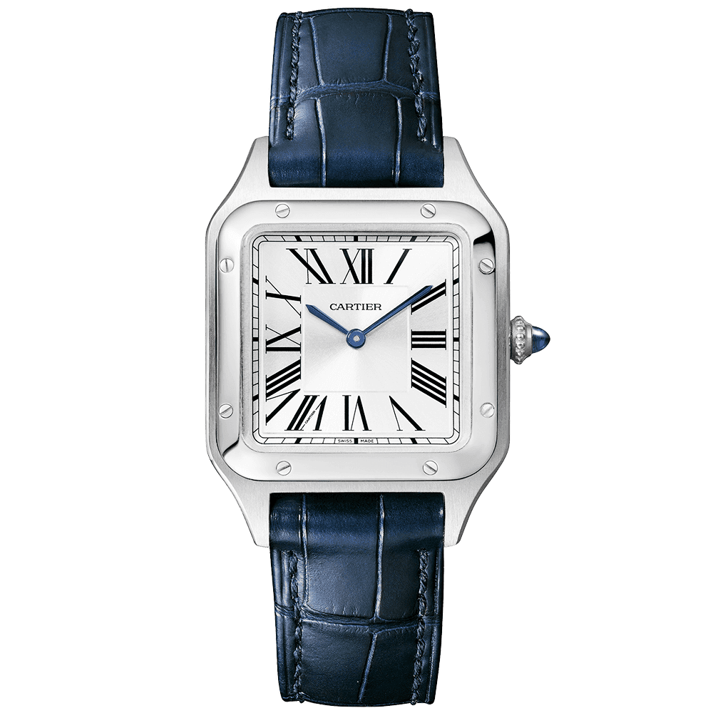 Cartier Santos-Dumont Small Steel Strap Watch - Berry's Jewellers