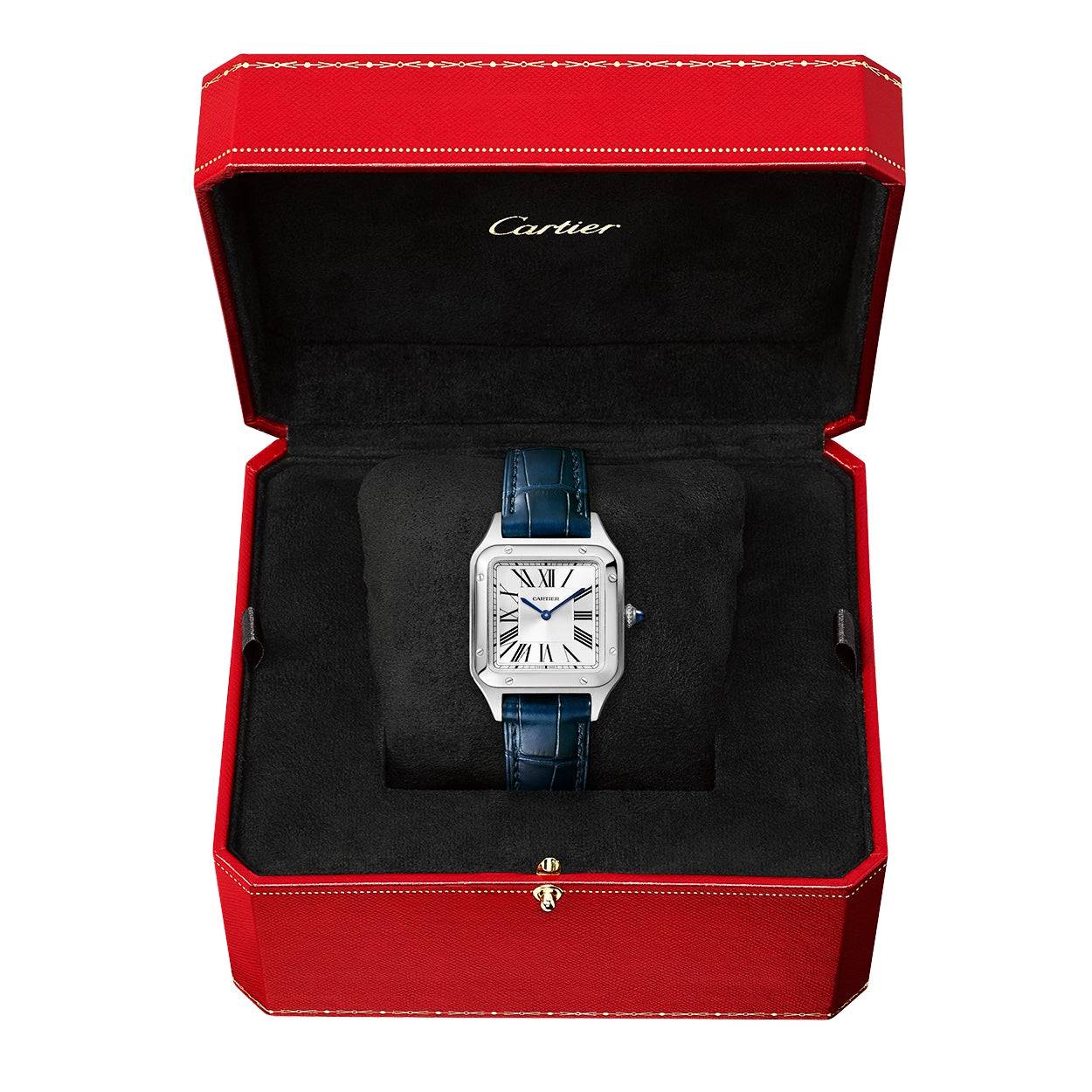 Cartier Santos-Dumont Small Steel Strap Watch - Berry's Jewellers