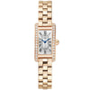 Cartier Tank Américaine Mini 18ct Rose Gold Diamond Bezel Bracelet Watch - Berry's Jewellers