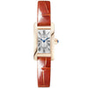 Cartier Tank Américaine Mini 18ct Rose Gold Leather Strap Watch - Berry's Jewellers