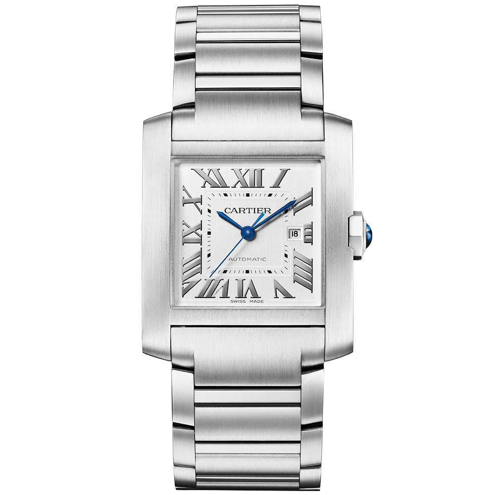 Cartier Tank Française Large Automatic Steel Bracelet Watch - Berry's Jewellers